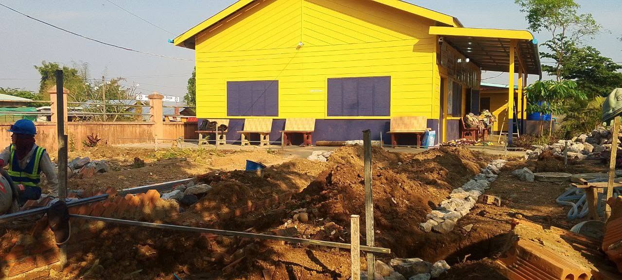 Launch of New ICT Building Construction at Sre Andong High School
